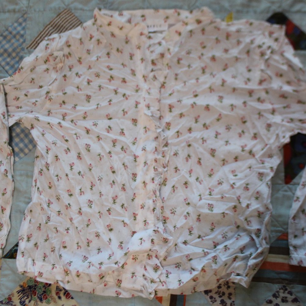 New Cottagecore Floral Blouse Small